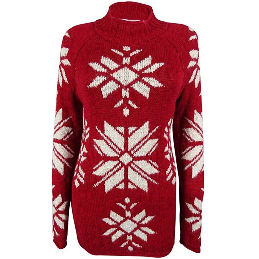 NWT - American Rag Snowflake Tunic Sweater